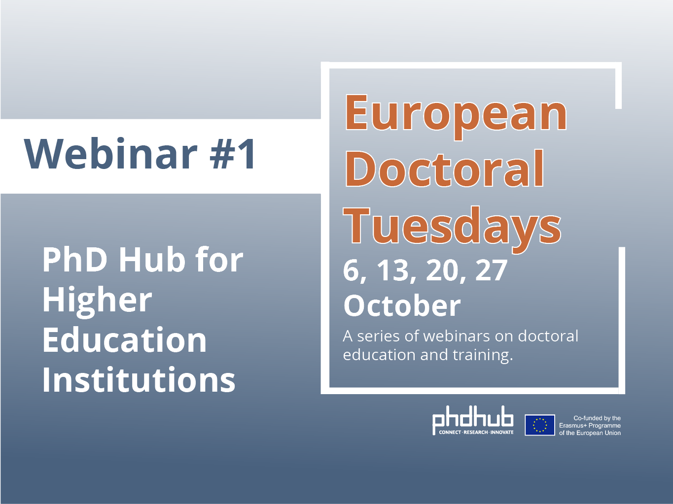 European Doctoral Tuesdays I A PhD Hub webinar