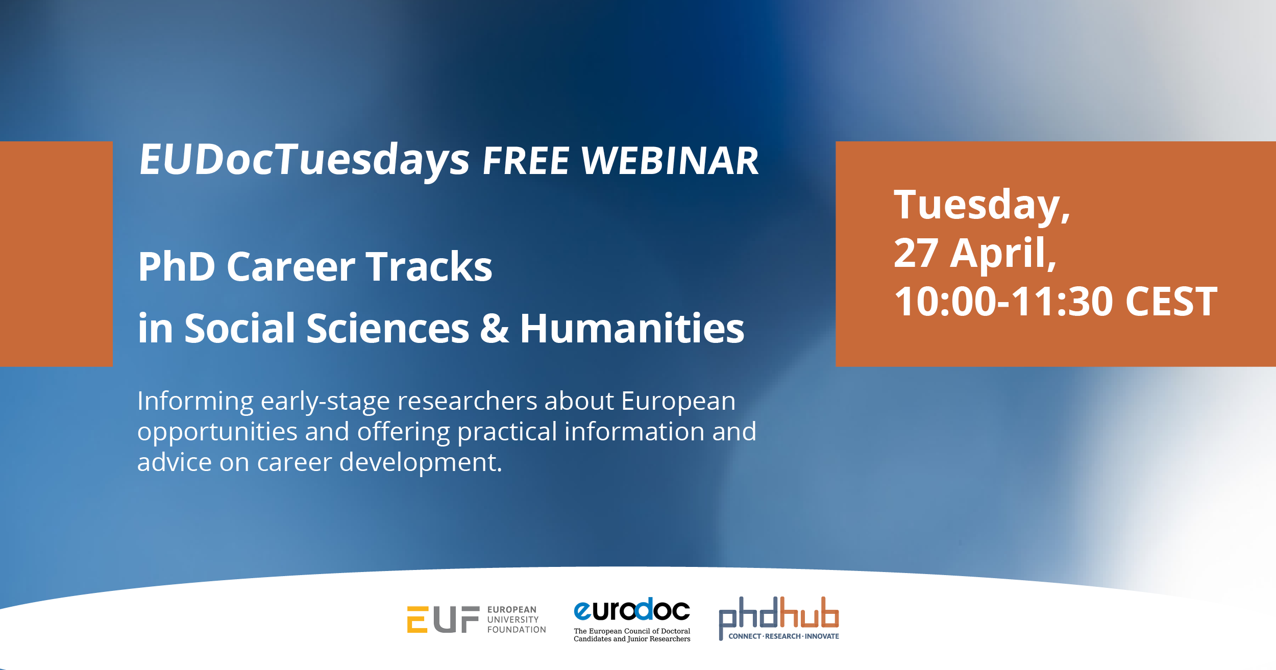 European Doctoral Tuesdays | PhD Career Tracks in Social Sciences & Humanities